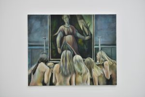 Iva Lulashi, Sinossi, 2021, oil on canvas, 80 x 100 cm_