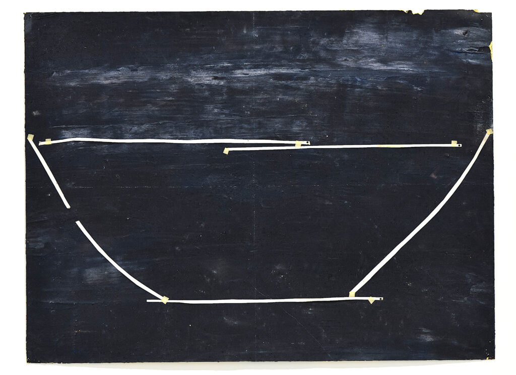 Untitled, cca.1989-1992, acrylic on paper, 59.8 x 79.7