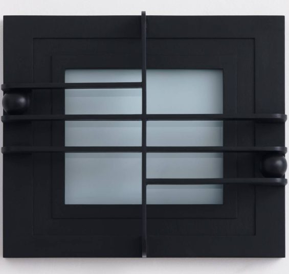 Black Window 2020 Wood, acrylic, plexiglass 45,5 x 38,5 x 11 cm