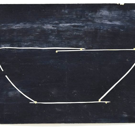Untitled, cca.1989-1992, acrylic on paper, 59.8 x 79.7